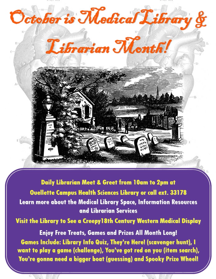 Medical Library Month poster